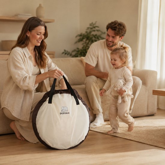 Deryan Peuter Luxe Campingbedje met Matras - Reisbed Inklapbaar - Campingbedje Baby - Hazel van Deryan — afbeelding 4