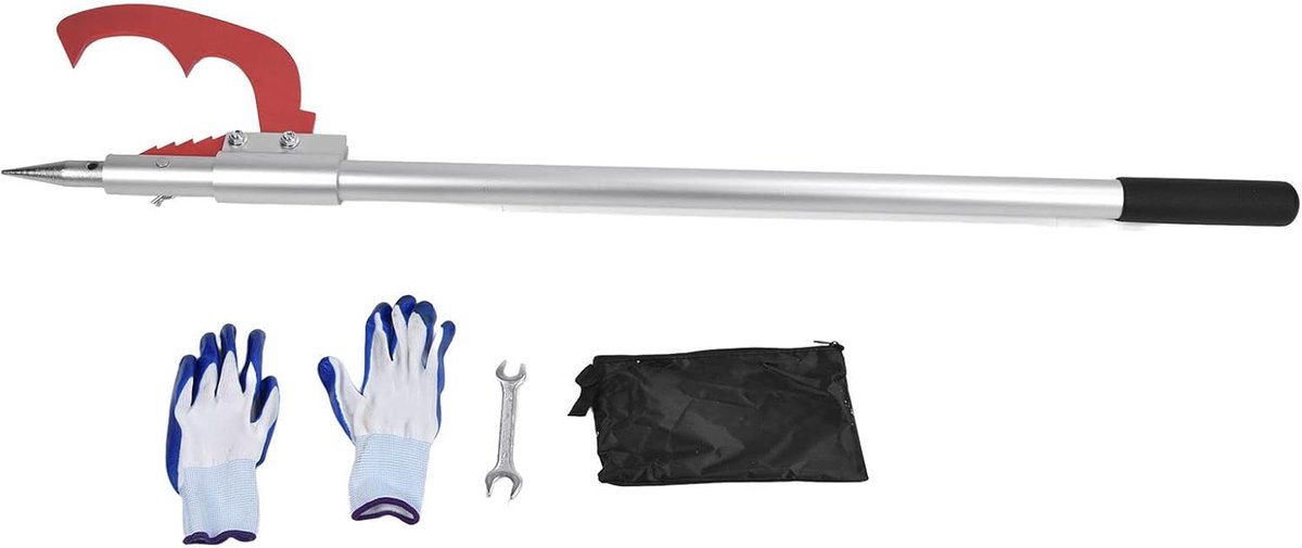 Hout Hefgereedschap - Boomstam Lifter - Hout Verplaatsen - Intrekbare Handgreep - Aluminium Lithiumlegering - Zilver