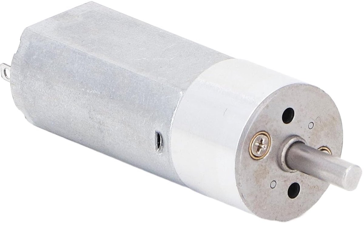 DC Reductiemotor - Metalen Tandwielen - Robotica Projecten - 30 Procent Vermogenstoename - 12V 80RPM - Metaal
