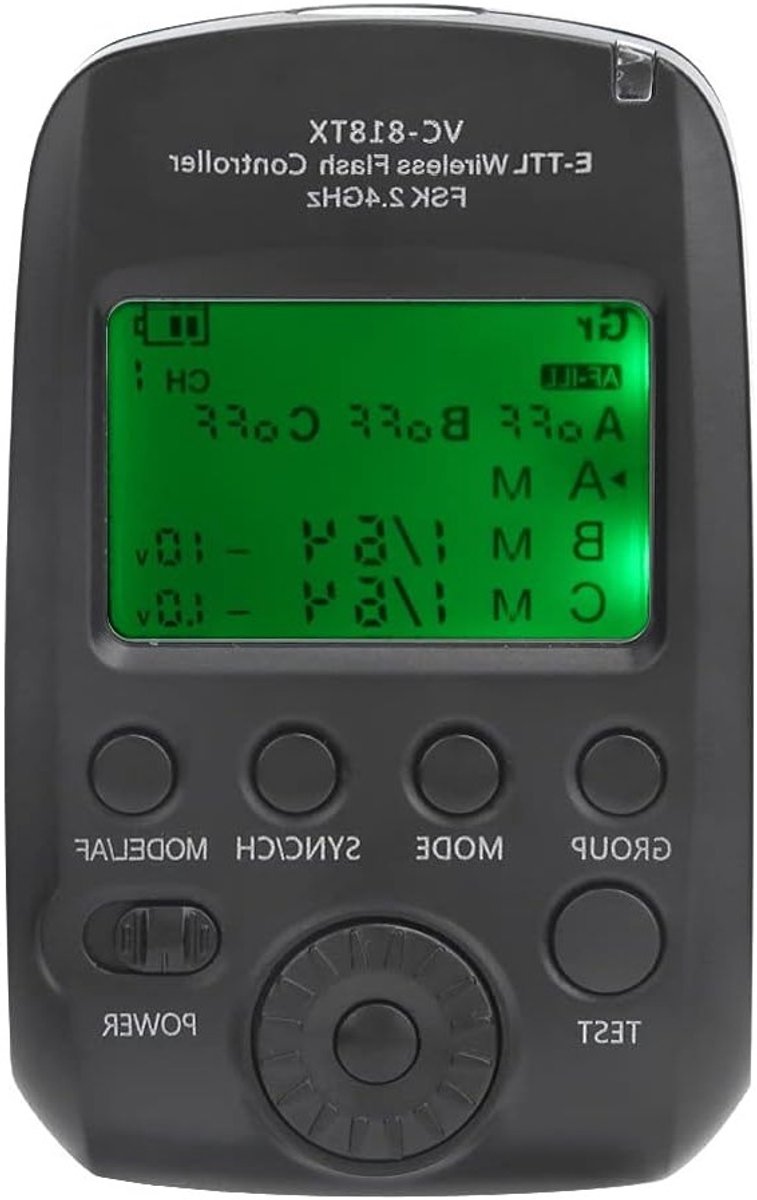 Draadloze E-TTL Flits Trigger voor Camera's - 2.4G High-Speed Sync tot 1/8000s, 8 Kanalen en 30ID Ondersteuning