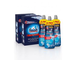 Finish Vaatwaszout 2x4 kg + Finish Glansspoelmiddel Regular 3x800 ml - Comboverpakking