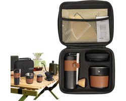 Camping Koffiezetapparaat - Filterkoffie Maker - Verse Koffie Buiten - Stil Stabiel Malen - 22 x 183 x 125 cm