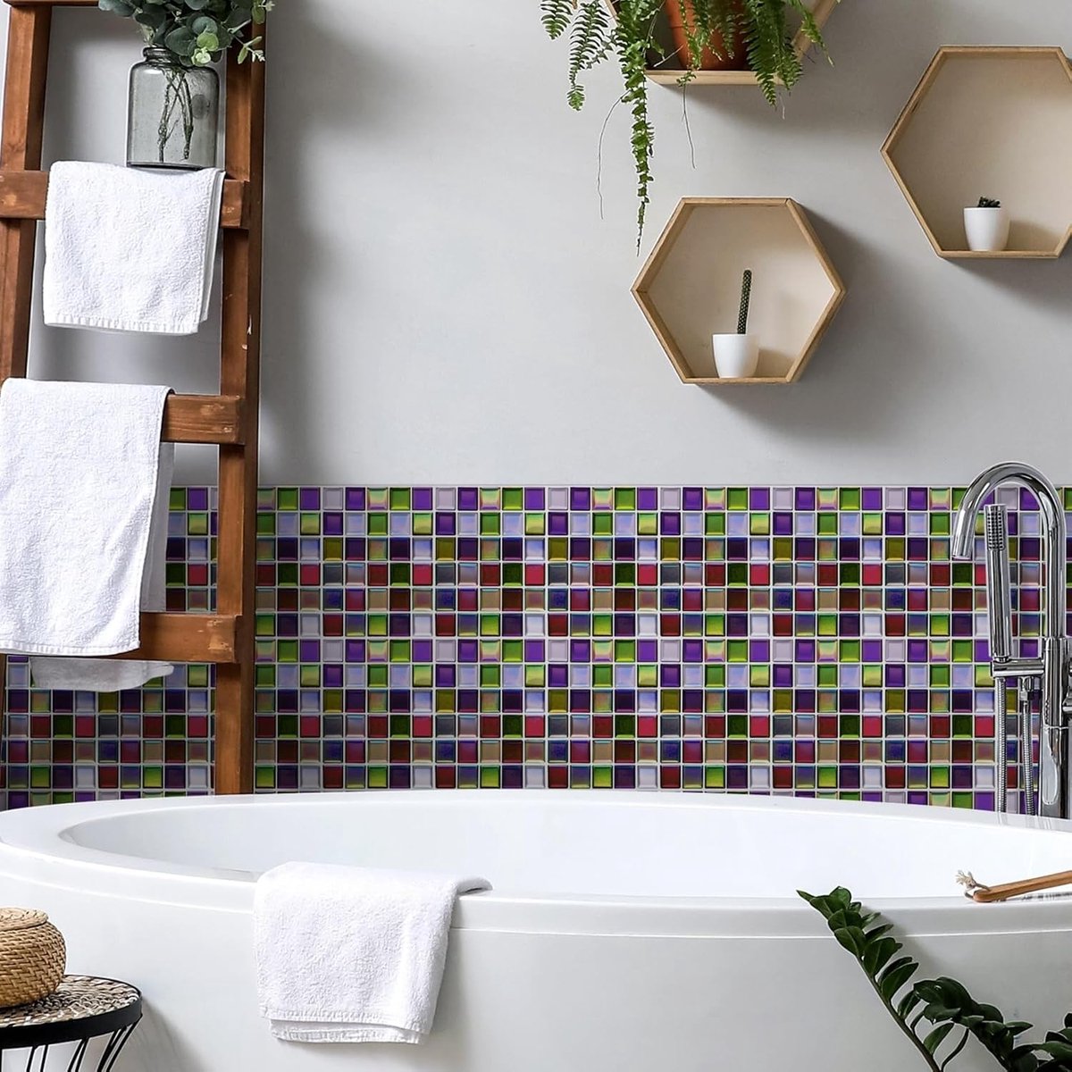 Zelfklevende Mozaïektegels - Sticker Tegels - Keuken Wand Decoratie - Waterdicht Hittebest