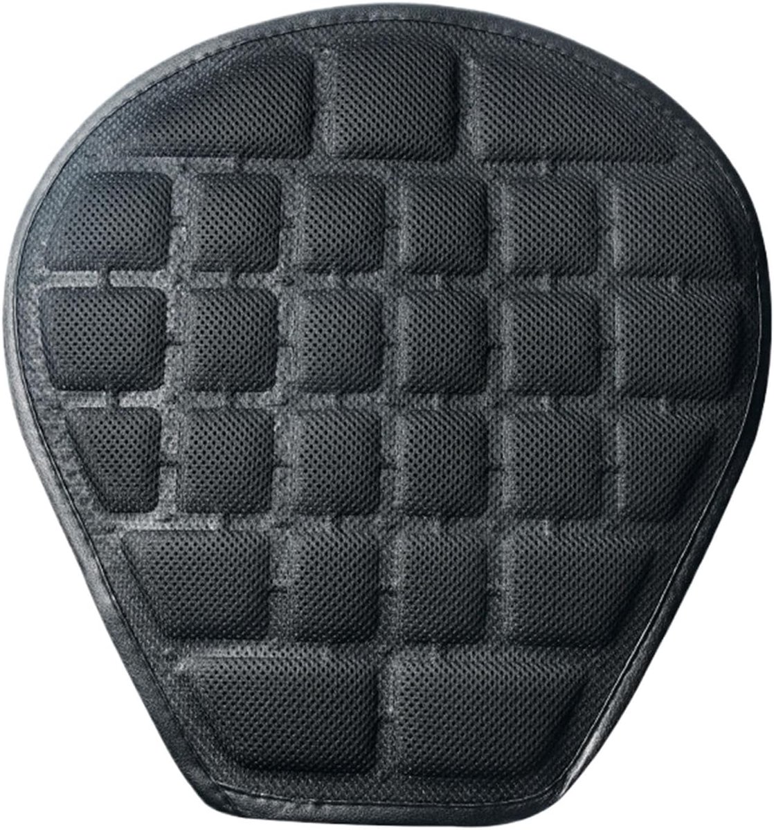 Fietszadel Kussen - Stoelhoezen Motor - Comfortabel Zitten - Trillingsabsorberend Schuim - 42x40 cm - Zwart