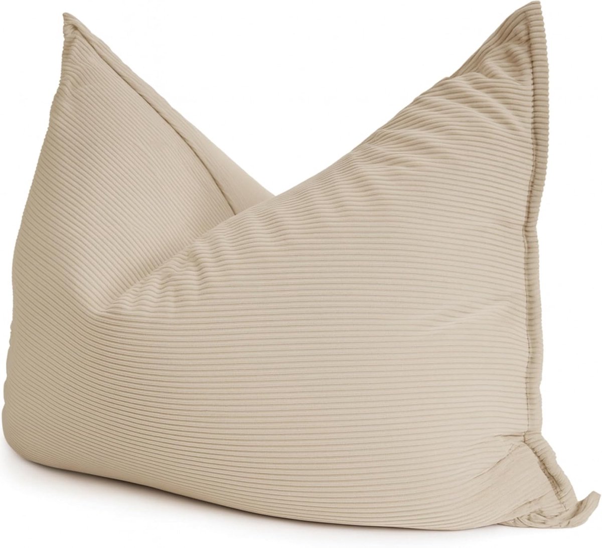 Zitzakbank - Comfortabele poef - Ontspannen thuis - Afneembare hoes - XXL 180x140cm - Beige