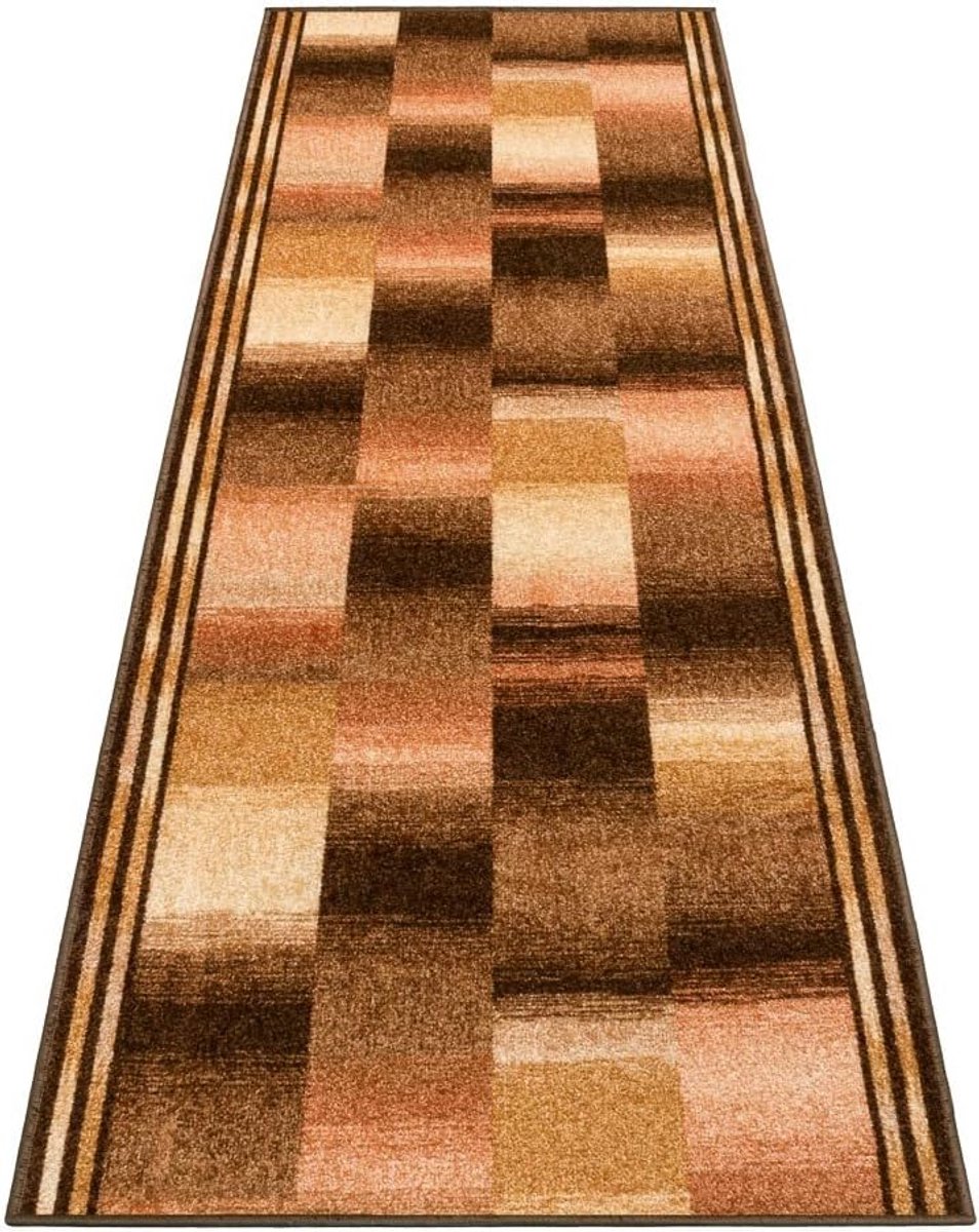 Tapijtloper Ikat patroon - Luxe loper - Woonkamer decoratie - Geschikt voor vloerverwarmin