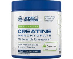 Applied Nutrition - Creapure - Creatine Monohydrate Micronized (250g) Unflavoured - Creatine - Creatine Monohydraat