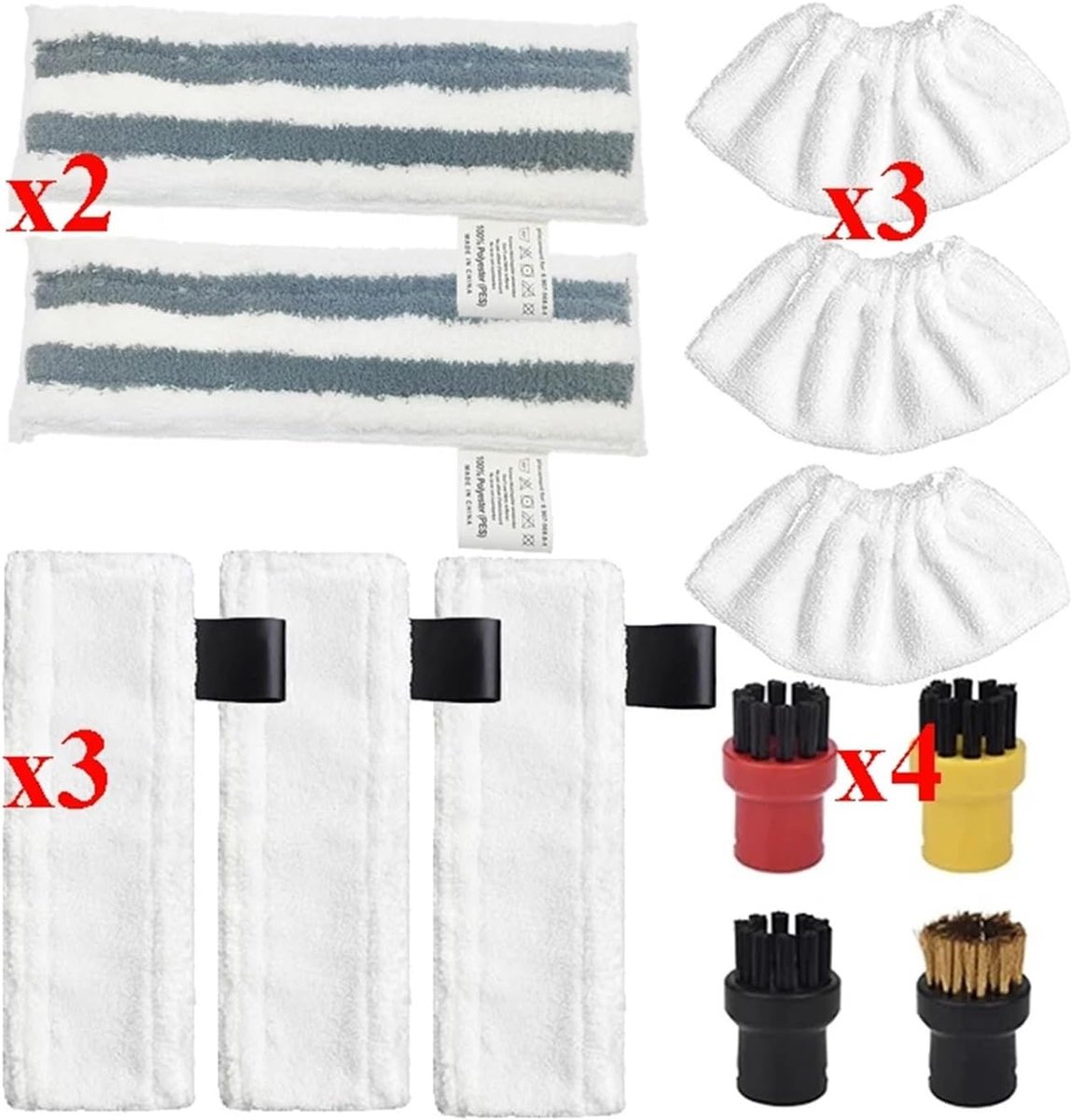 Stoomreiniger Doeken - Mop Pads - Grondig Reinigen - Verbeterde Reiniging - 3x2x1 cm - Niet gespecificeerd