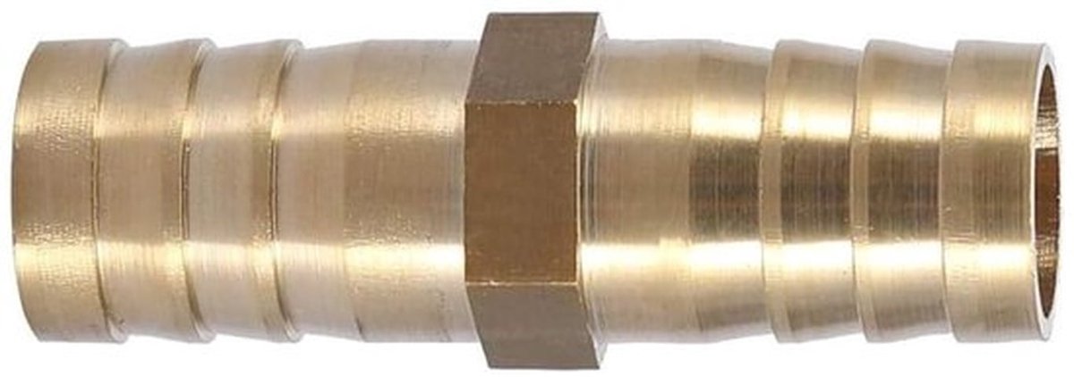 Slangconnector φ8mm - Messing - Metalen Slangfitting - Slang Joiner - 2 Stuks - Duurzaam en Precisie