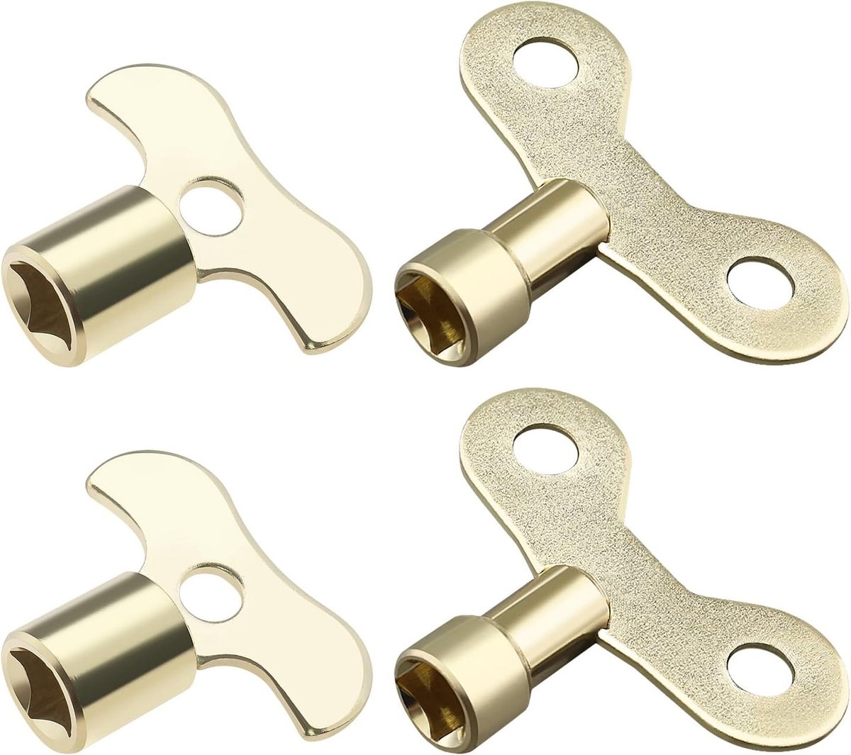 Kraansleutel Set - Metaal - 6mm en 7mm - Multifunctionele Sleutels voor Waterkraanknopschakelaar - Voor Loodgieters en Thuisgebruik