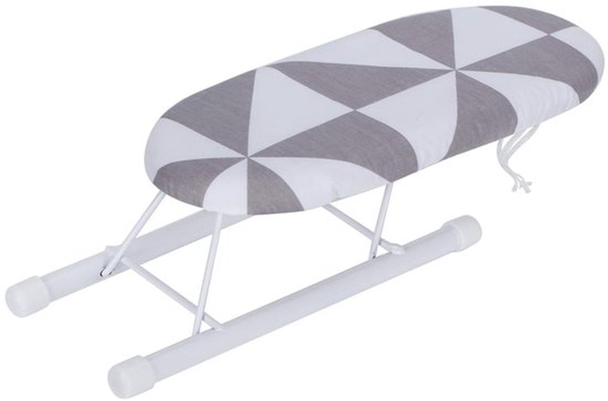 Strijkplank Opvouwbaar - Mini Strijkplank 26 x 11 x 8 cm - Katoenen Hoes - Stalen Beugel - IJzerbestendig Polyester - Lichtgewicht 207 gr - Reiskledingstrijkplank