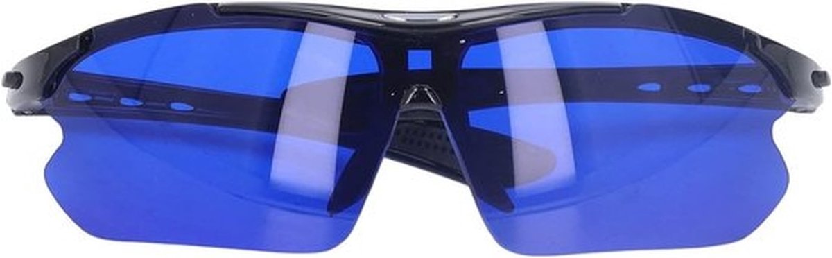 Golfbal Zoekbril met Blauwe Lenzen en Opbergtas - Polarized Sportzonnebril voor Golf, Perfect voor Mannen en Vrouwen, Ideaal als Golf Cadeau