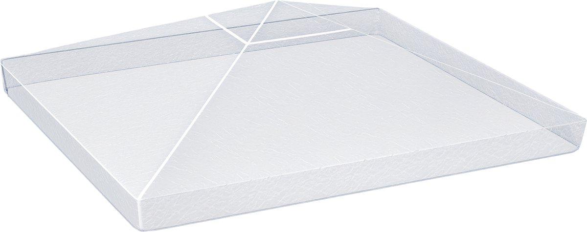 Regenhoes voor tuinpaviljoen - winddicht - waterdicht - plastic zeil - 300L x 300W x 80H cm