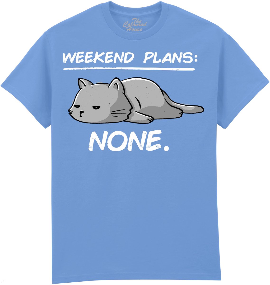 Kat No Weekend Plans The Coloured House T-shirt XXL