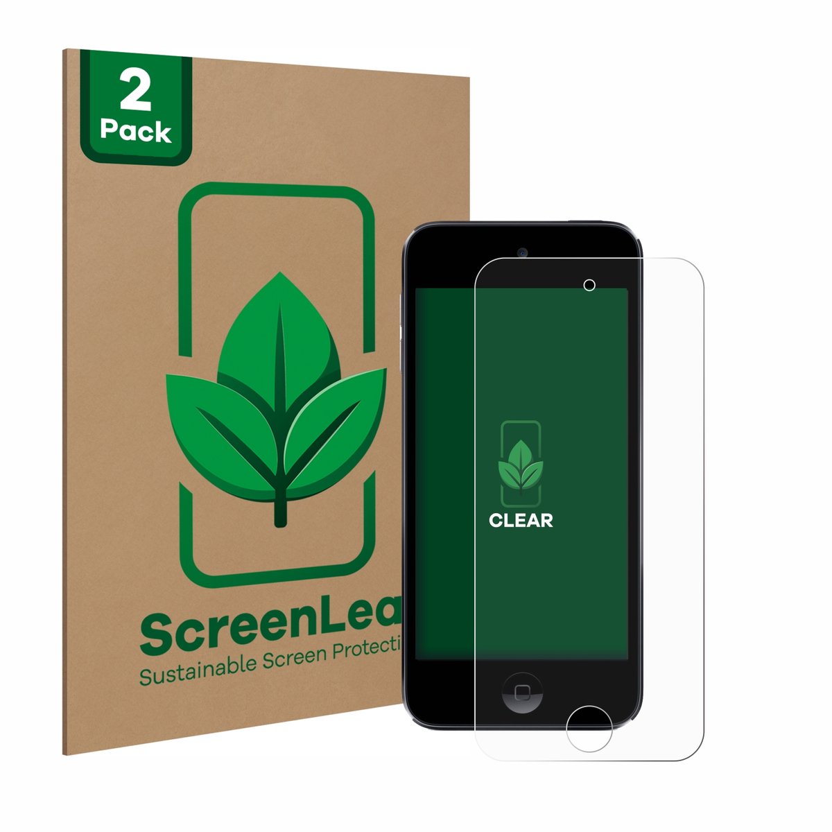 2 Stuks Screenprotector voor Apple iPod Touch (Gen.5/6/7) - Hoogwaardige Beschermfolie transparant