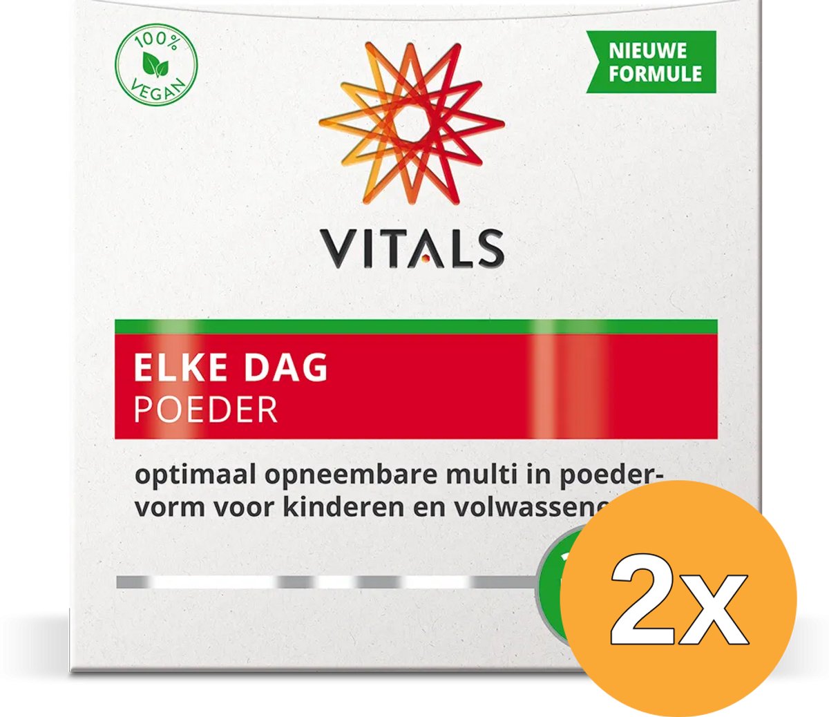 2x Vitals Elke Dag Poeder (300 gr)