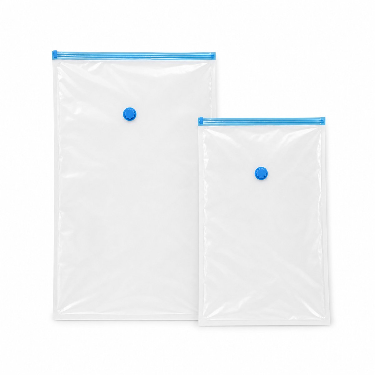 Vacuüm Opbergzakken M + L - 2 Stuks - 85 x 55 en 130 x 74 cm