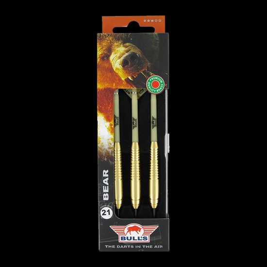 Bull's Brass Bear dartpijlen 22 gram van Bull's — afbeelding 5