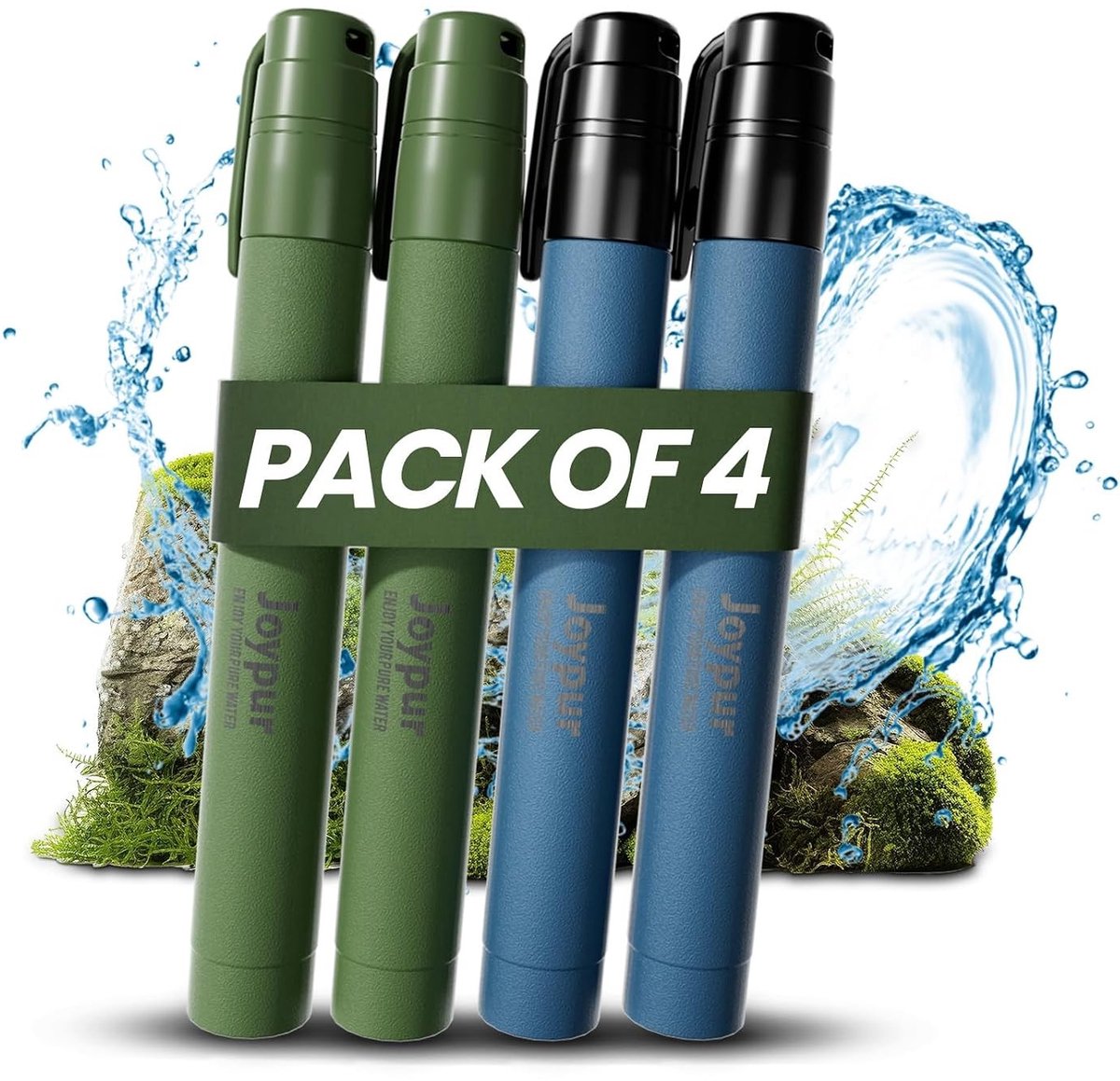 Waterfilter survival - Transparant - 21 g - Hollevezelmembraan Filterrietje voor Outdoor Gebruik