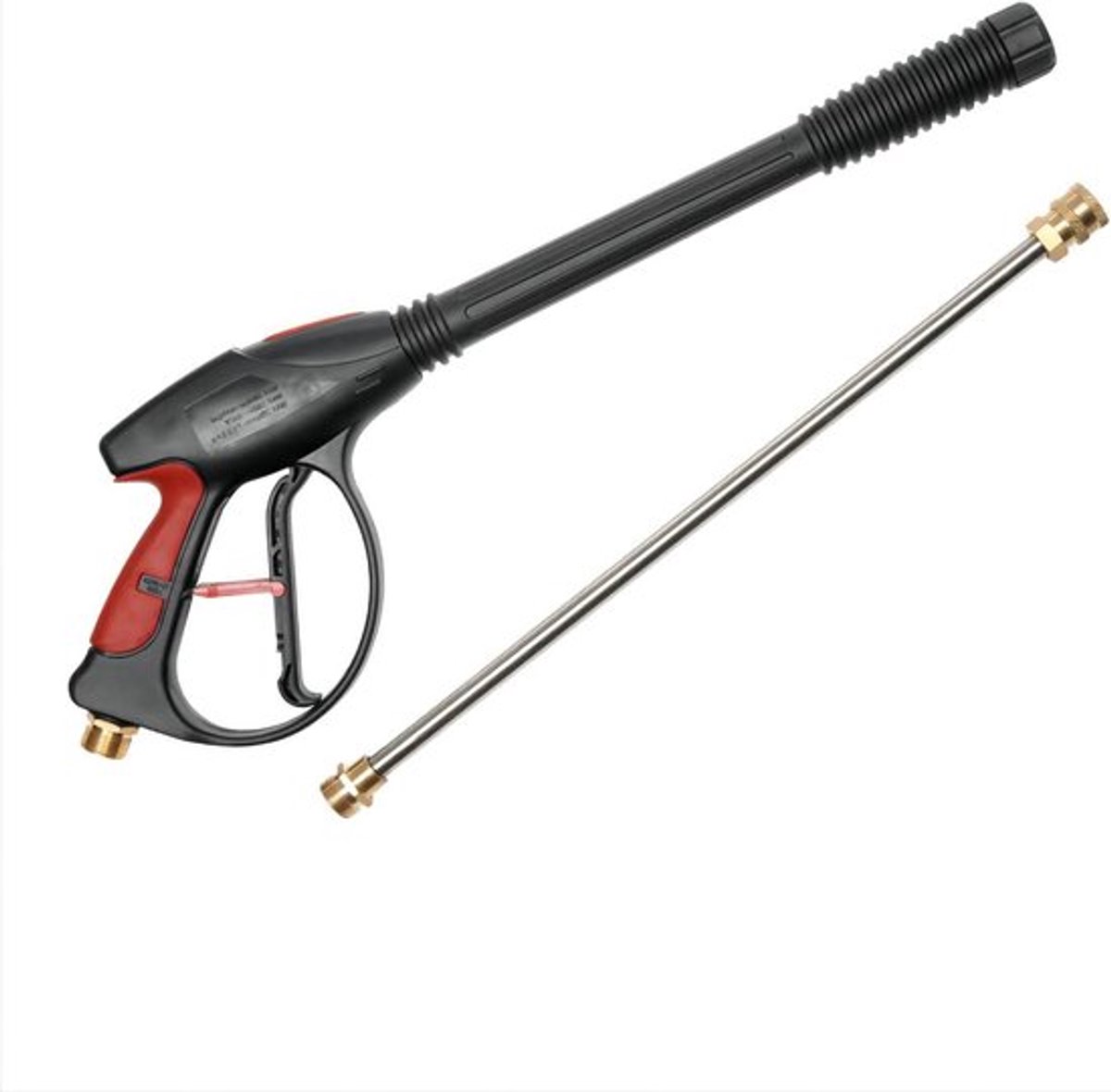 MK Stoer - Hogedruk Autowasserette Waterpistool - Sproeier - Gazon - Autowasserette - Geschikt voor - Zonder Accessoires.