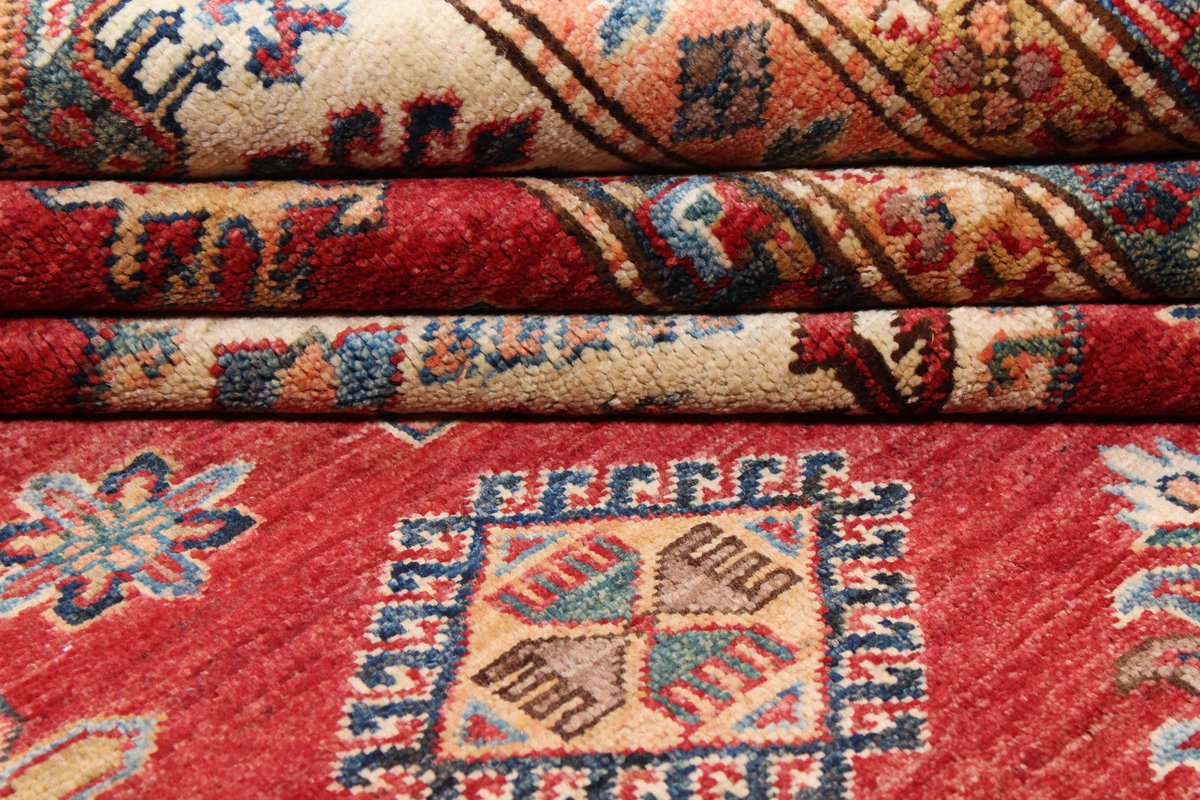 Super Kazak Handgeweven Tapijt
