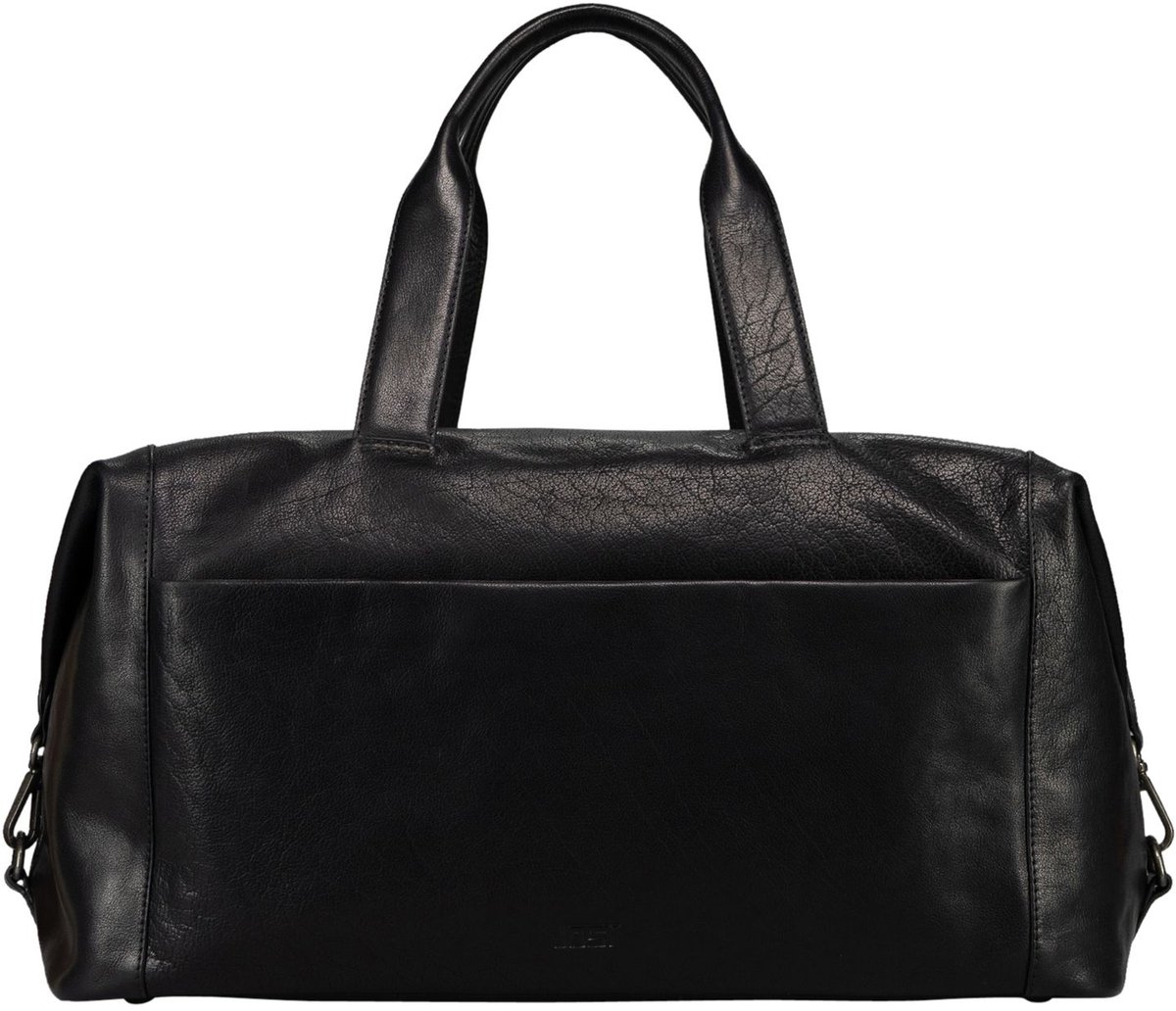 JOST reistas schoudertas Glasgow Weekender Bag Black zwart