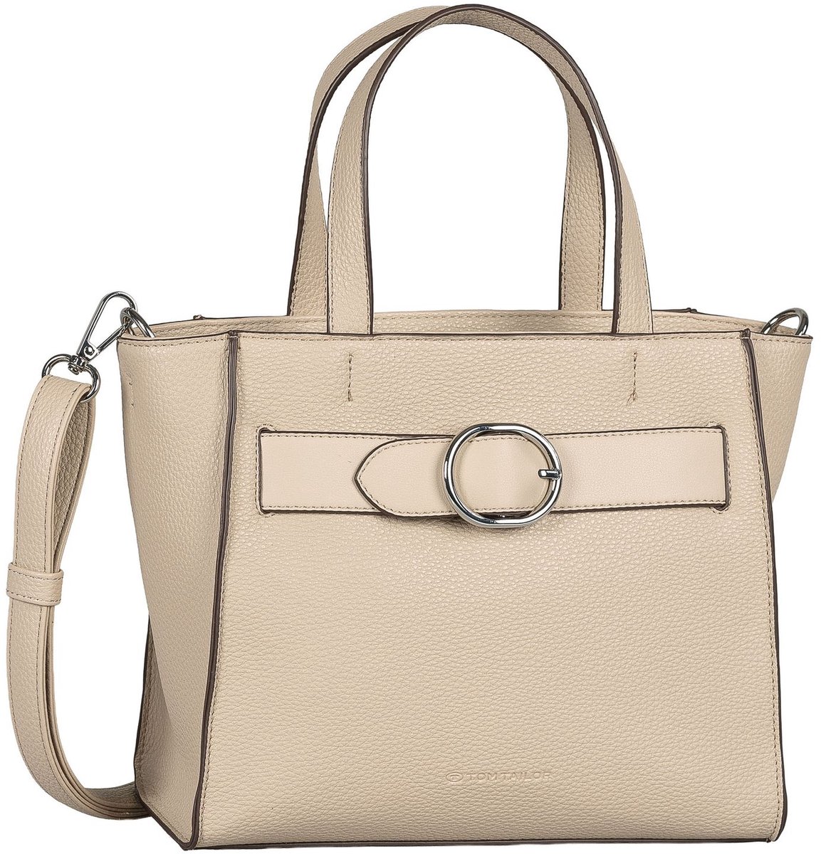 TOM TAILOR handtas schoudertas Eliora Zip Shopper Beige