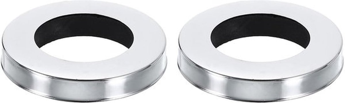 QUARKZMAN 2 stuks kraangatafdekking, 54 x 32 x 6 mm, douchearm, flens, kraan, reserveonderdelen, afdichting onder de kraan, sluitring voor kranen