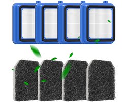 Filterpatroonset voor AEG draadloze stofzuigers - 8 stuks - Vervangingsfilters - Compatibel met QX6, QX7, QX8-2 stofzuigers - Filters - 900923275