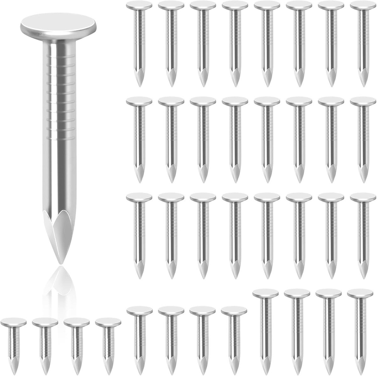 300 stuks 1-1/4 inch stalen dakbedekking nagels, verzinkte pins voor dakbedekking en leien