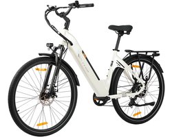 TTGO C3SE E-bike - 25 km/u - 28inch - 80km actieradius - 250W motor - 36V18Ah accu - 52NM - wit