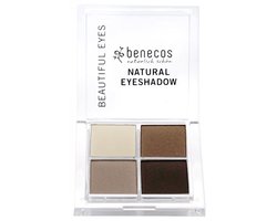 Benecos Vegan Oogschaduw Quattro - Coffee and Cream