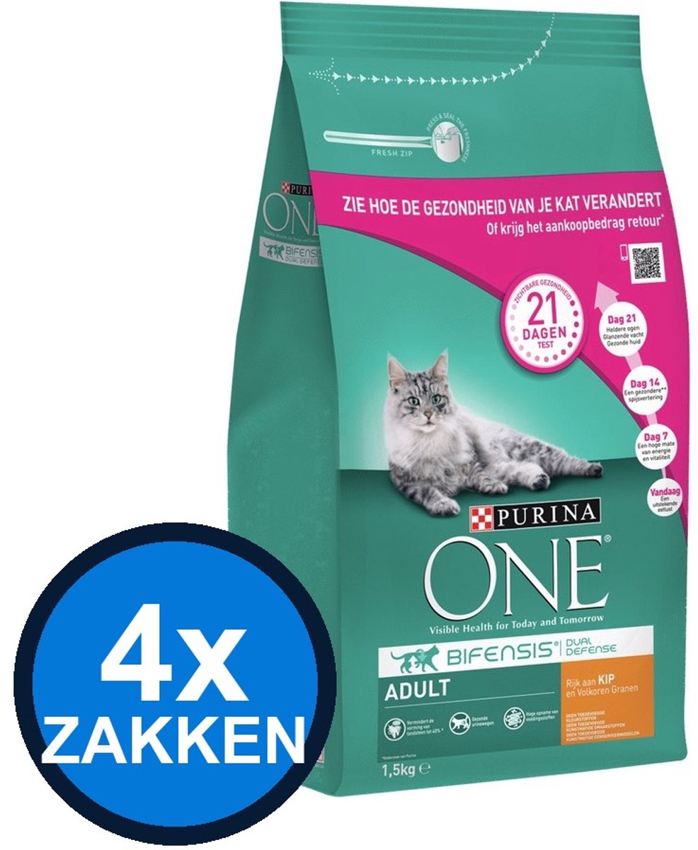 Purina One Purina One - Adult Kip&Verse Groenten - Kattenvoer Droogvoer - 1.5 kg