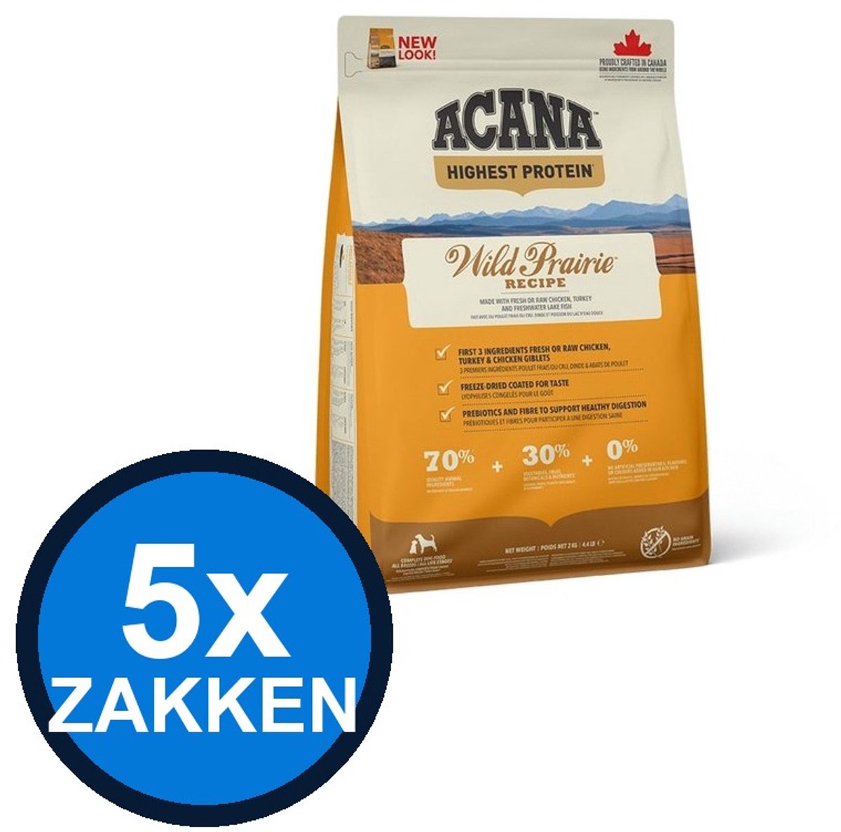 Acana Acana - Highest Protein Dog Wild Prairie - Hondenvoer Droogvoer - 2 kg