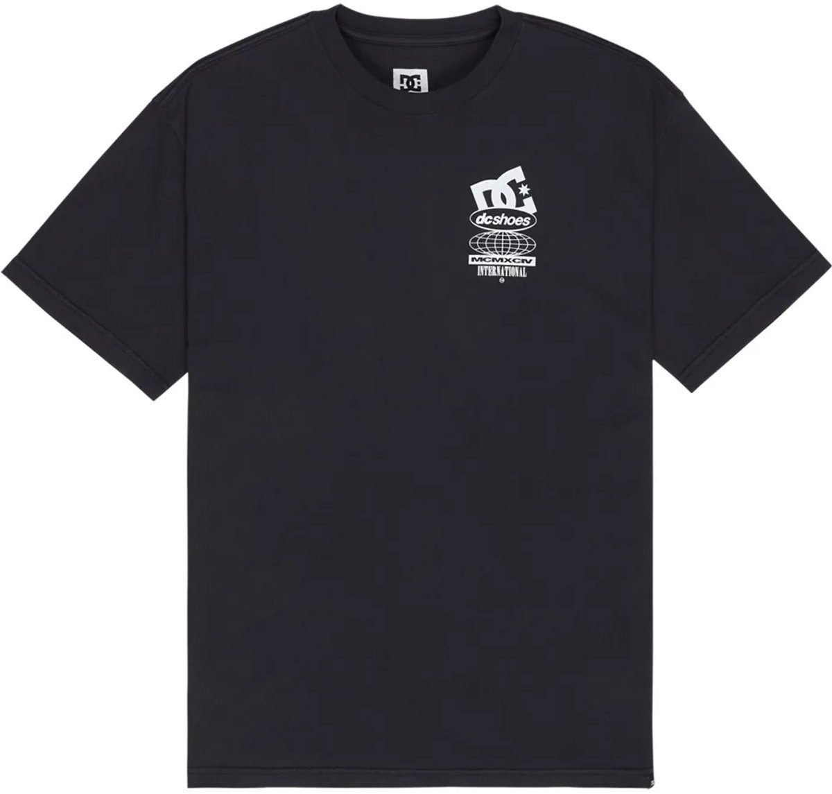 Dc Shoes Sportstack T-shirt Met Korte Mouwen XL Man Zwart