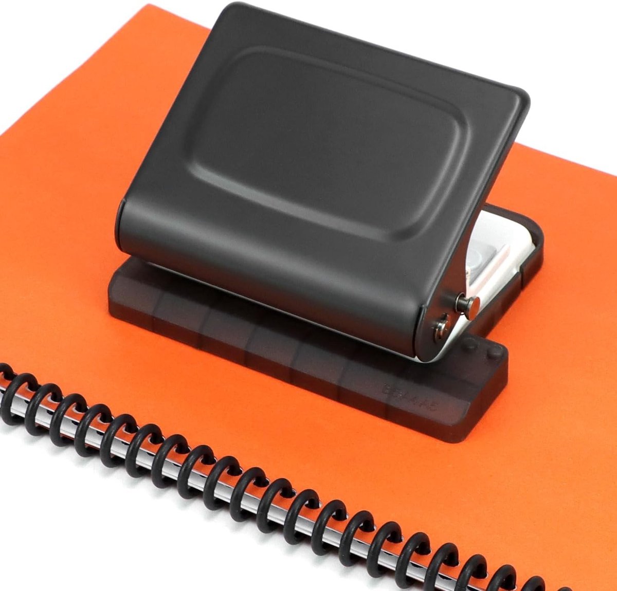 10-gaats inbindmachine voor planners, geschikt voor A4/B5/A5 papier, inclusief 12 meerkleurige inbindringen (30 gaats)