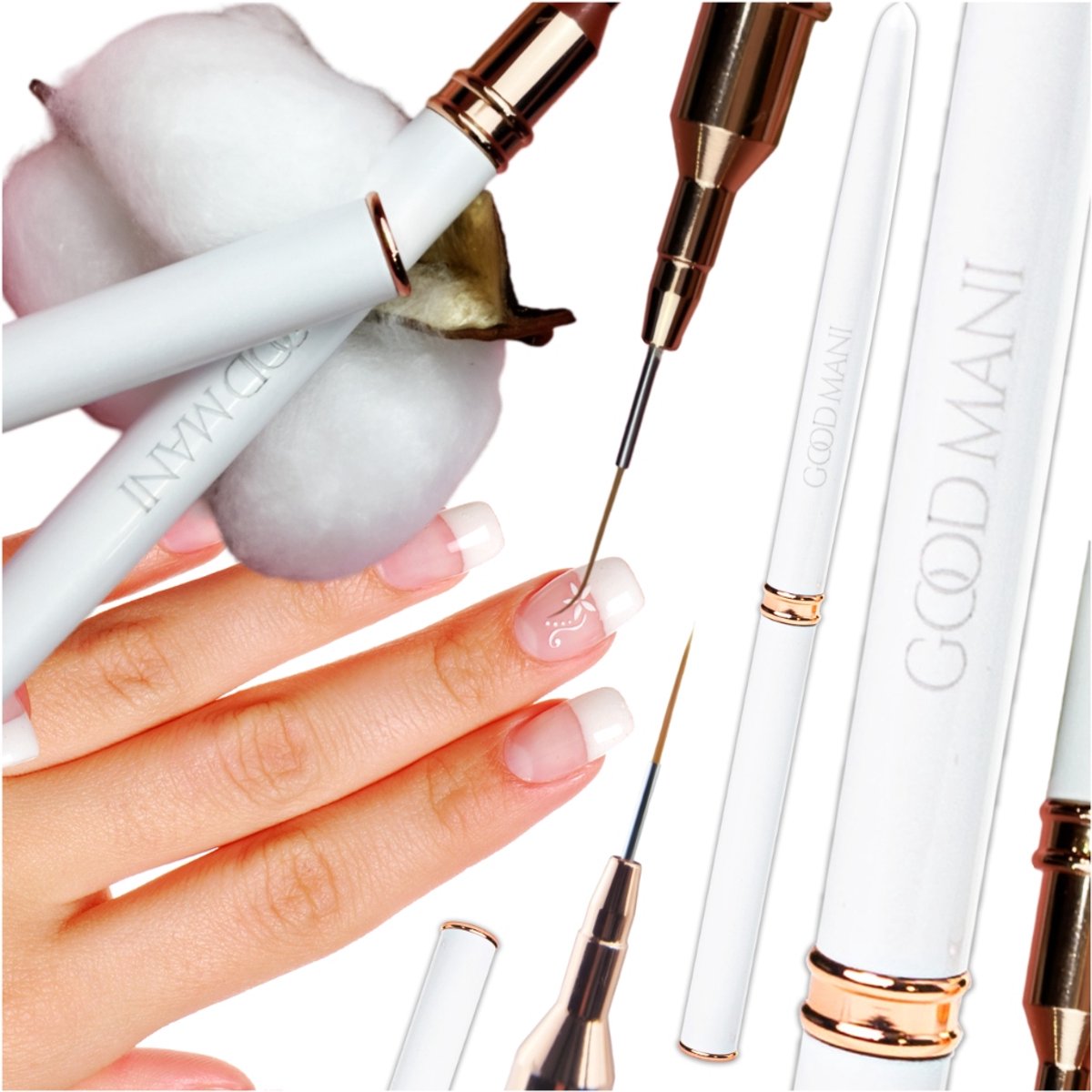 GoodMani Nailart Penseel 7mm - Fijne Zaken voor Manicure