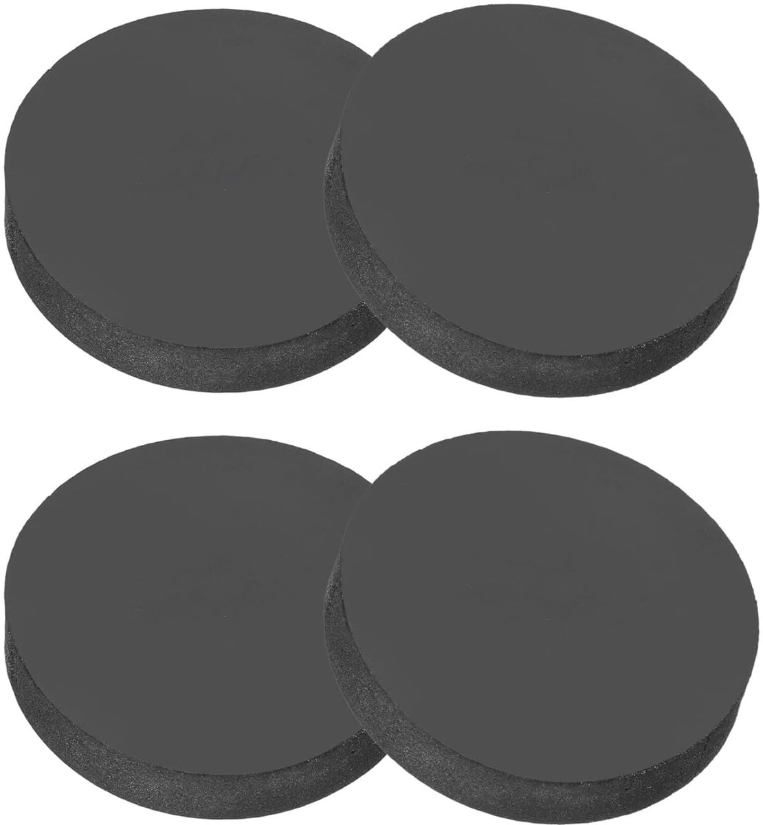 4 stuks rubberen sluitringen, 35 mm x 8 mm (OD x dik), ronde rubberen bussen, afdichtingen, rubberen pads, afstandshulzen, rubberen afdichting voor huis, auto-accessoires, doe-het-zelf, zwart