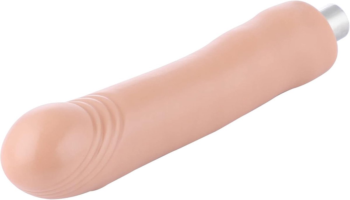 Dildo Flexible 20 cm - TPU/TPE - 3XLR aansluiting - Geschikt voor Auxfun Basic Sex Machine - SnelShoppen