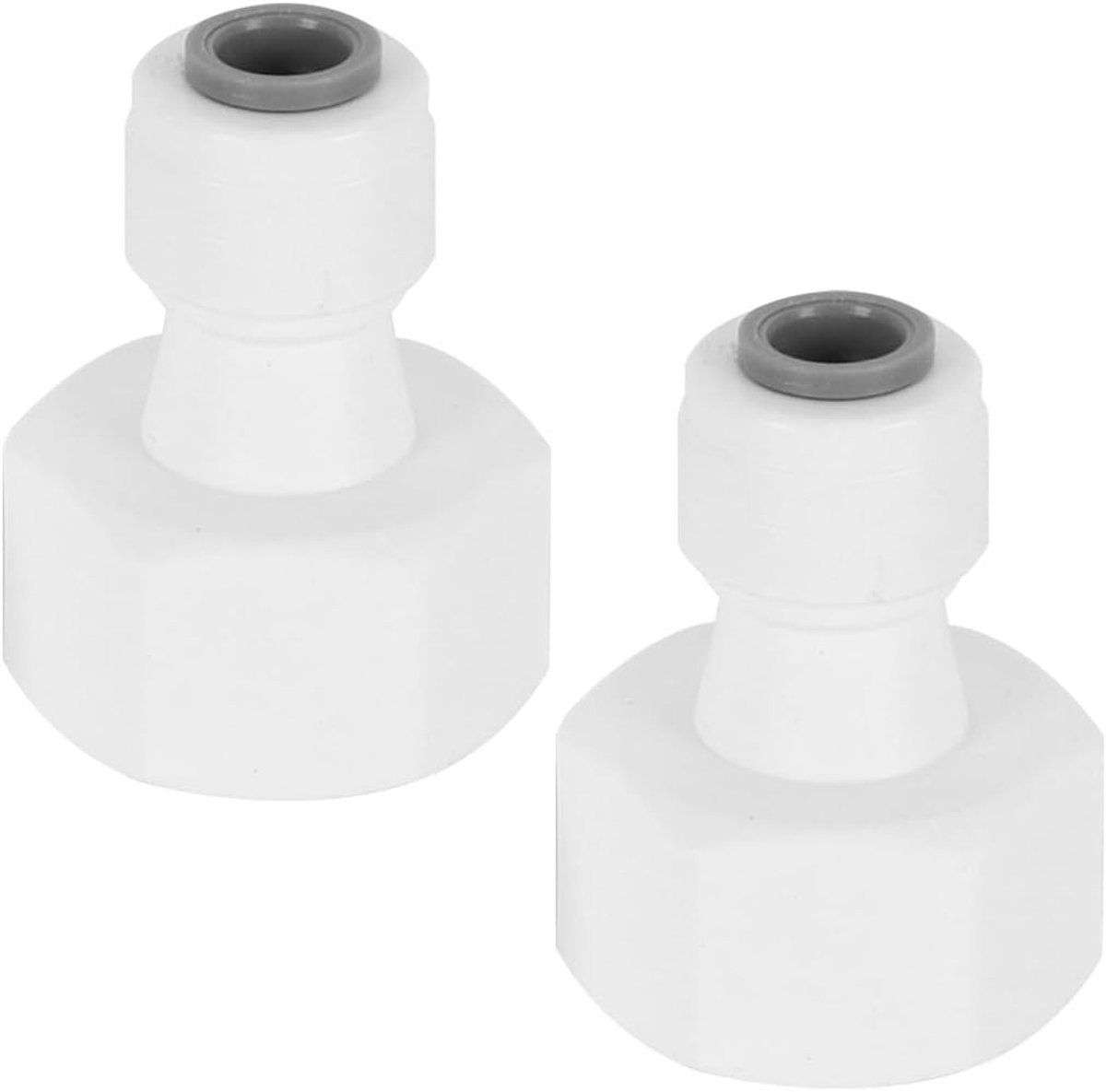 Waterinlaat slangverbinder 1/2 inch - 1/4 inch snelkoppeling - duurzaam POM materiaal - ideaal voor lang gebruik - SnelShoppen