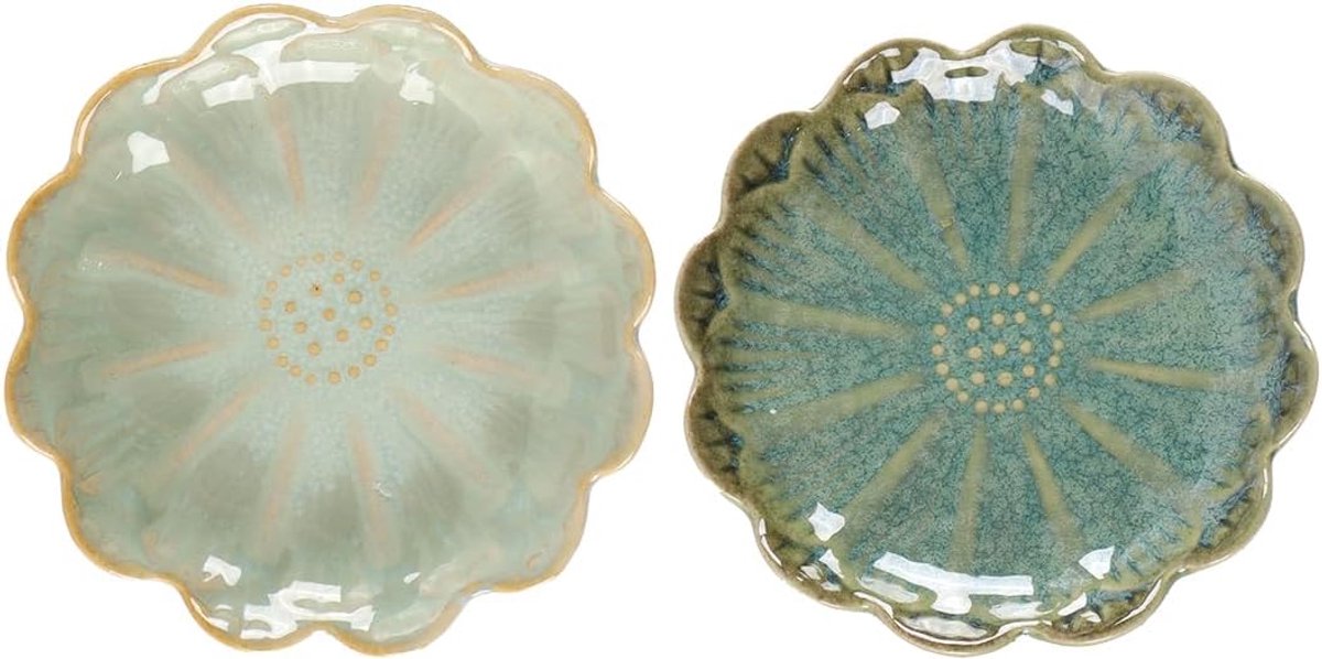 Sieradenhouder set van 2 - keramisch - duurzaam materiaal - perfect voor ringen en oorbellen - SnelShoppen