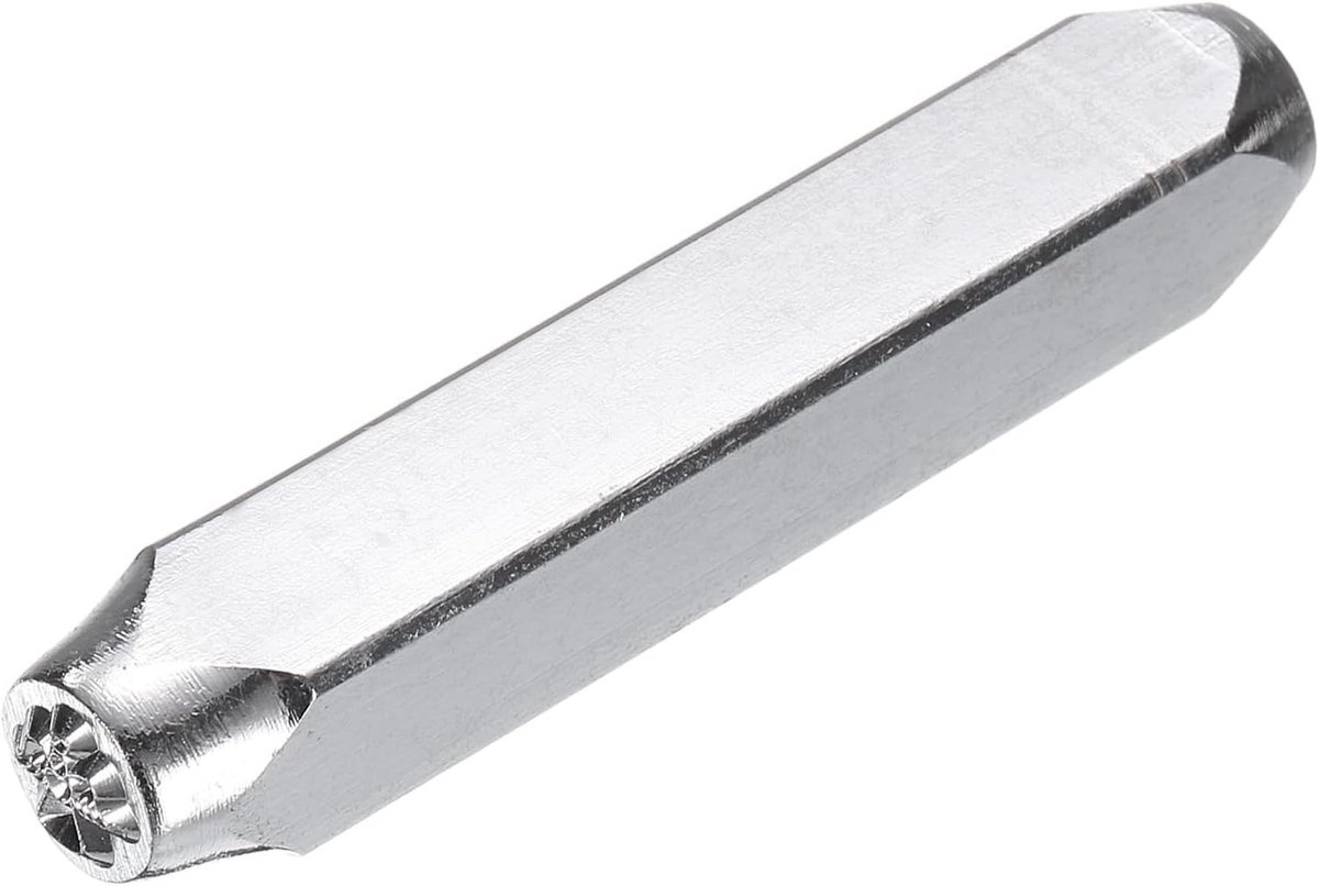1/4 inch (6 mm) stansstempel, 40Cr gelegeerd staal, schattig engelpatroon, stansgereedschap, gereedschap voor metaal, kunststof, hout en leer
