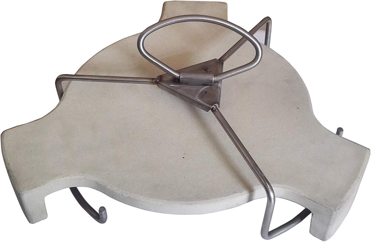 Set van plate setter/heat deflector inclusief lifter voor Ø 46 CM Large Kamado BBQ