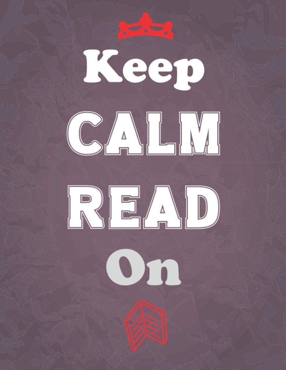 Calm and Read: Reading Log Gifts For Book Lovers (Book Review Journal Tracker)