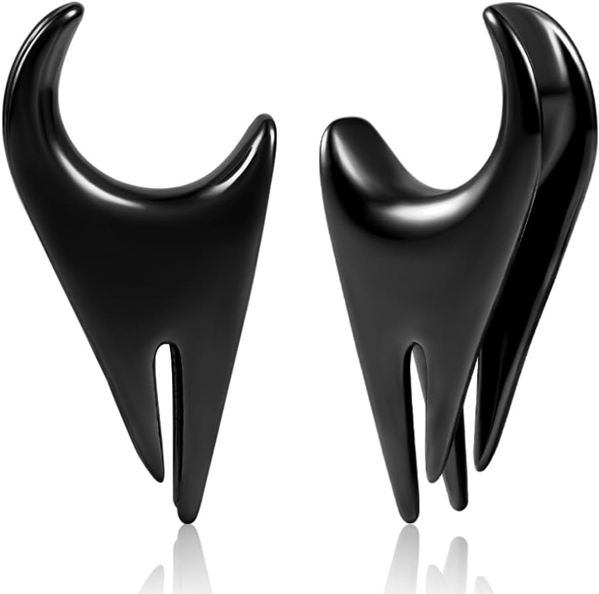 Tunnels 2 stuks vleestunnels oorstretcher expanders dubbel uitlopende roestvrij staal oormeters oren piercing sieraden voor mannen vrouwen 8-16 mm