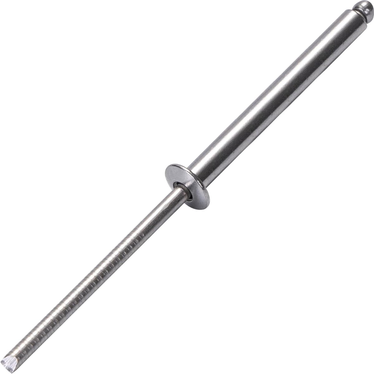Blinde klinknagels, lange schacht gespleten klinknagels, verlengde lengte, corrosiebestendig, trek- en schuifsterkte hoog (5/32"x1-3/16")