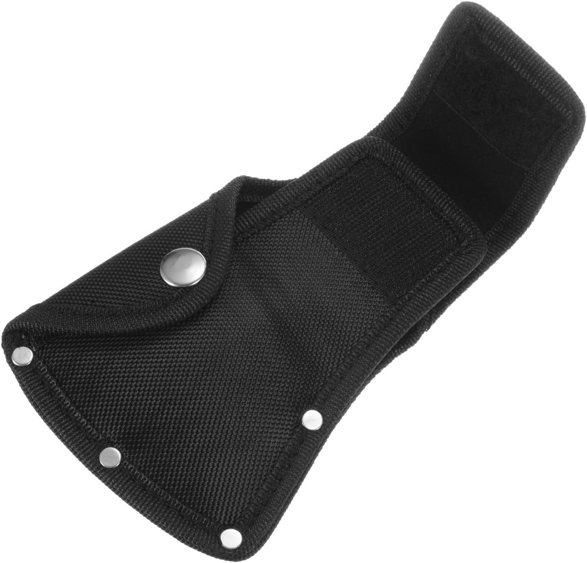 METERXITY Bijlschede, Verdikte Bijlschede voor 1,25LB Bijl, Dubbele Snap Bijlkop Deksel Draagbaar voor Outdoor Wandelen/Buitenwerk Bijlblad Beschermer Bijl Deksel [Zwart]