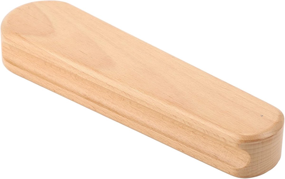 2022 New Beech Wood Tailor Clapper, Hard Wood Tailors Clapper voor stoomstrijkijzer Voor het instellen van een stoom, 4,6 x 24 x 6,1 cm Quilter's Tailor Houten Clapper