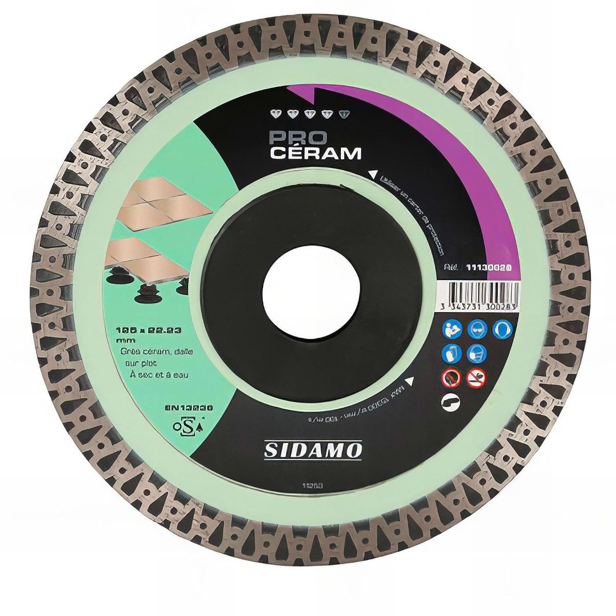 Diamantschijf 230 mm - Pro Ceram - Geschikt voor keramiek - Voor precisie snijden - ShopVlot
