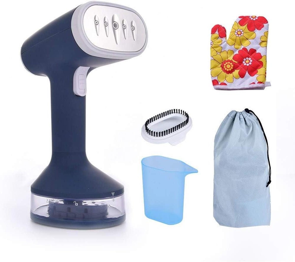 Hand Stoomstrijkijzer - Kledingstomer Reisstomer - Snel Kreukels Verwijderen - 15 Seconden Snelle Warmte - 140 ml - Blauw